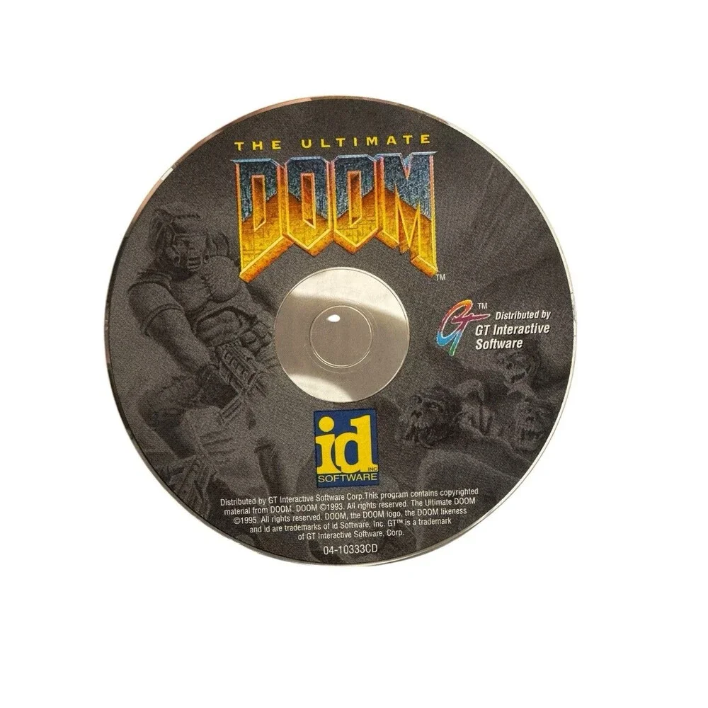 Ultimate Doom & Doom II Lot Windows 95 93 Gt Interactive Software Video Game